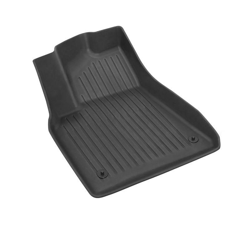 (3-tlg. Set) Tesla Model Y Fussmatte Anti-Rutsch Auto Boden Schutz Teppich - Schwarz