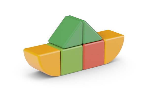 Magicube Re Shapes Startsett 6 deler fra Geomag