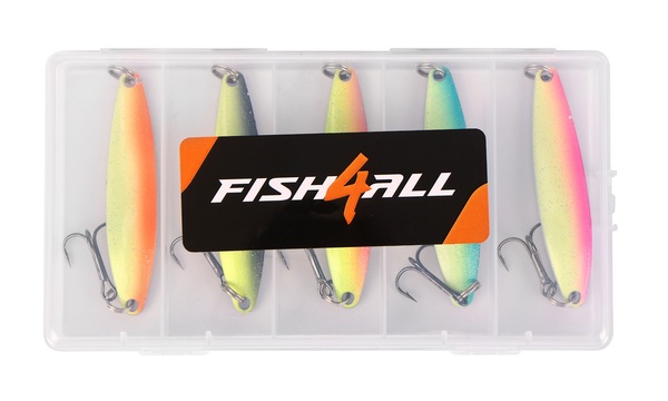 Boîte Fish4all Casting Spoon Box 6.5cm 13g (5 Pièces)