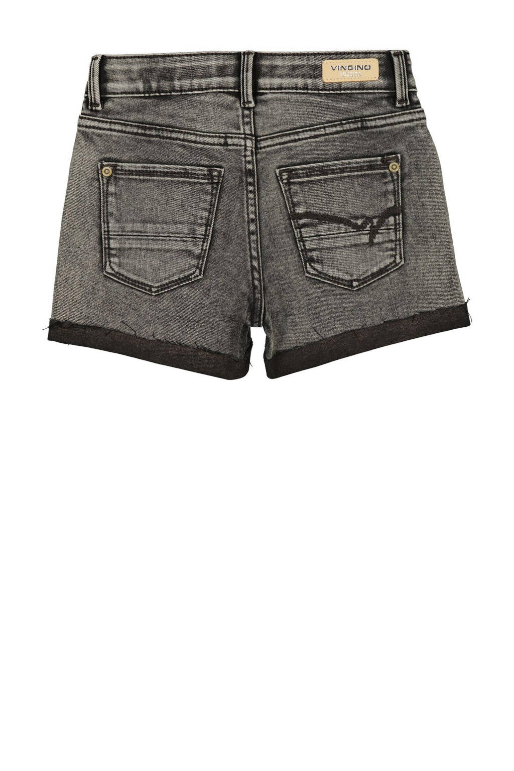 Vingino high waist regular fit short DIONA dark grey vintage