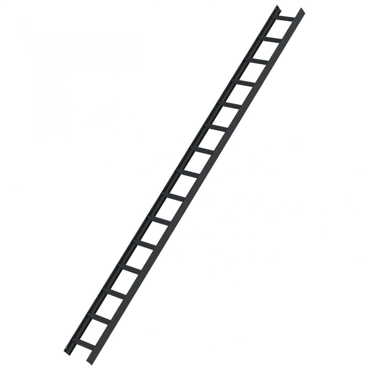 MUNK Aluminium Dakladder, 15 Sporten, Antracietgrijs