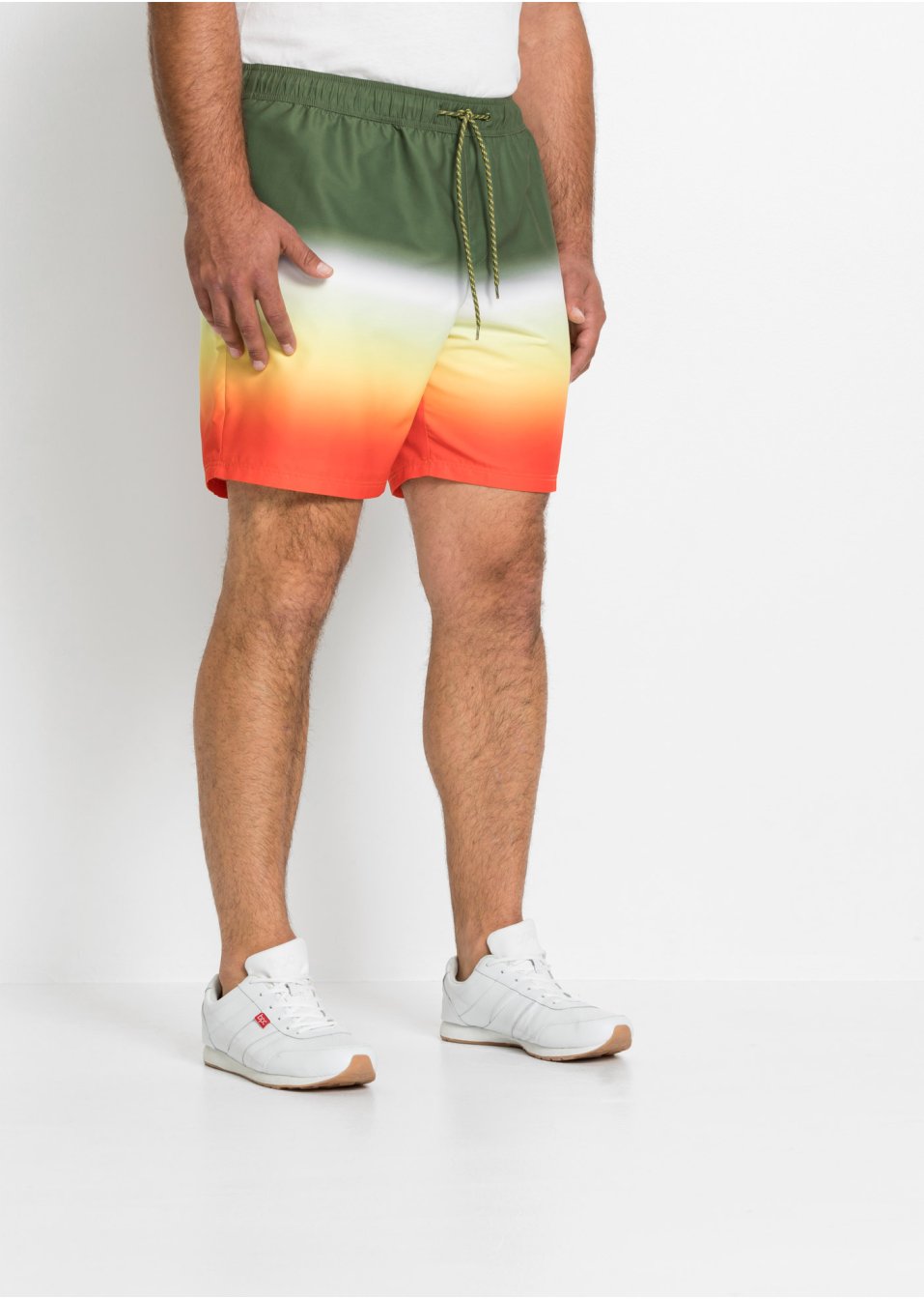 Short de plage avec dégradé de couleur en polyester recyclé