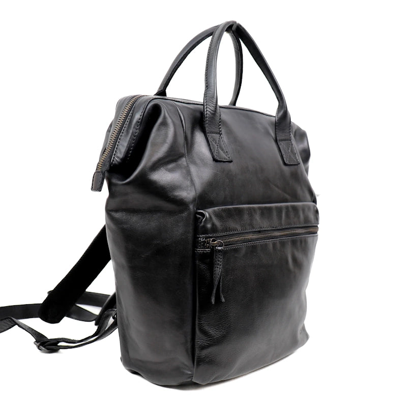 Bear Design Rugtas met Beugelsluiting Jurian Black