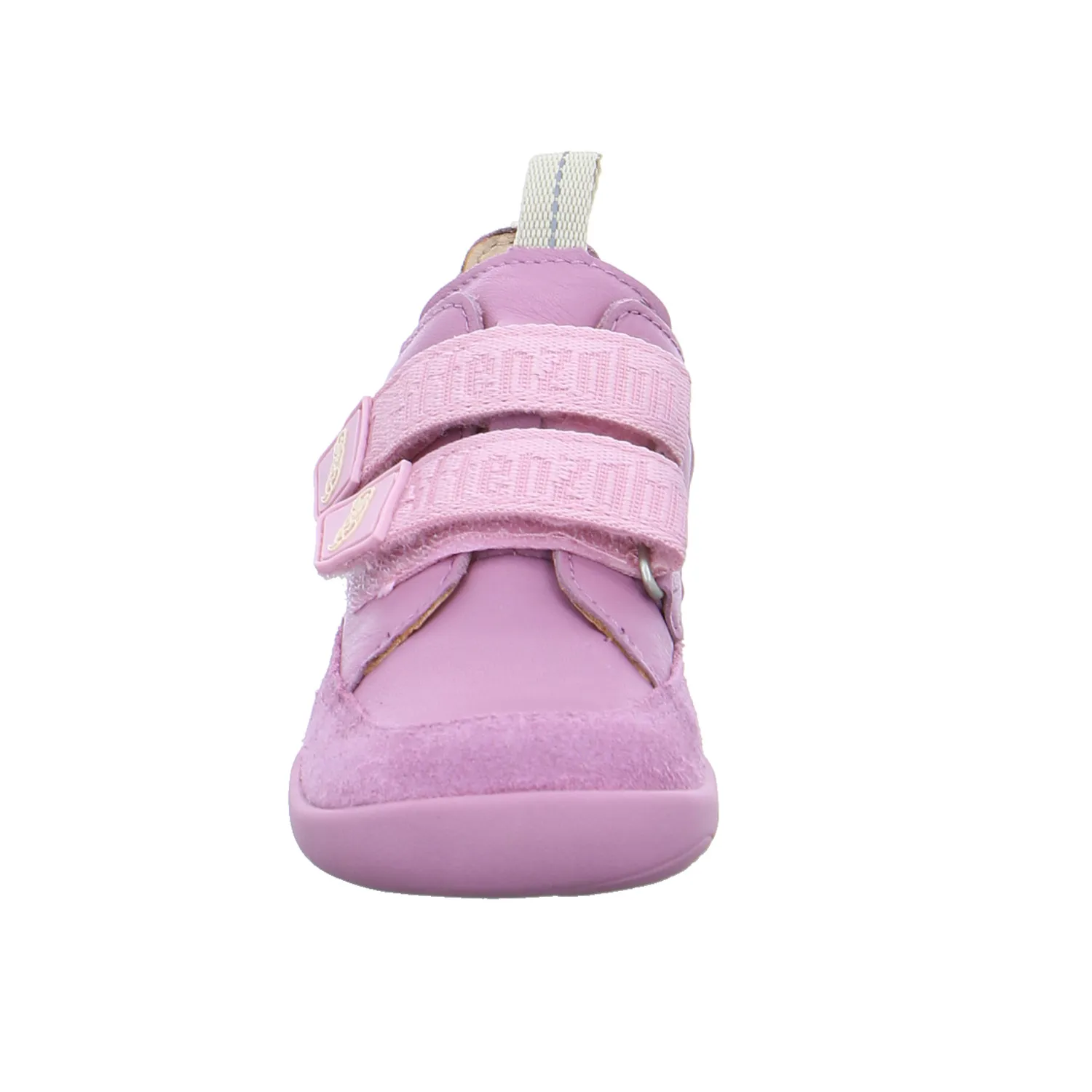 AFFENZAHN Kleinkinder-Halbschuh Klett Rosa Leder  Komfortschuh