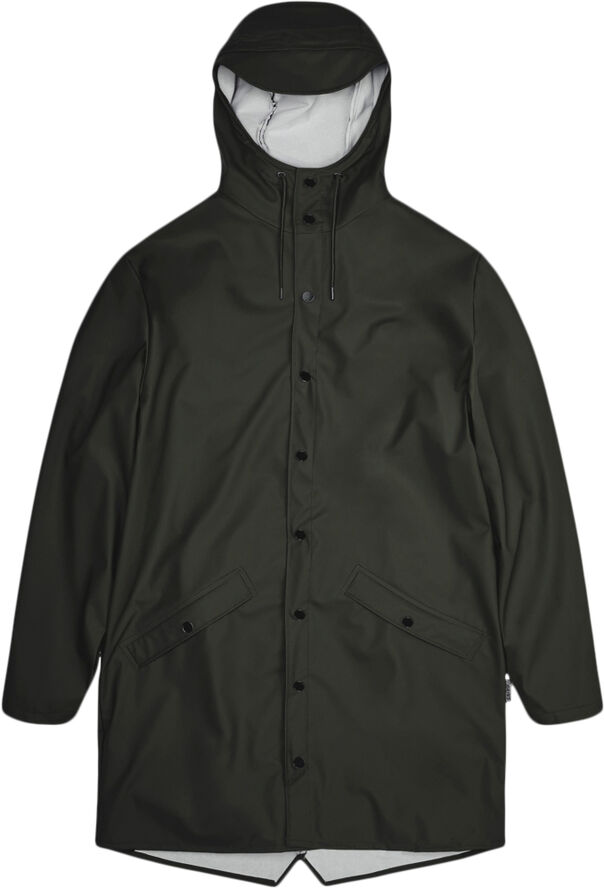 Rains Long Jacket Green