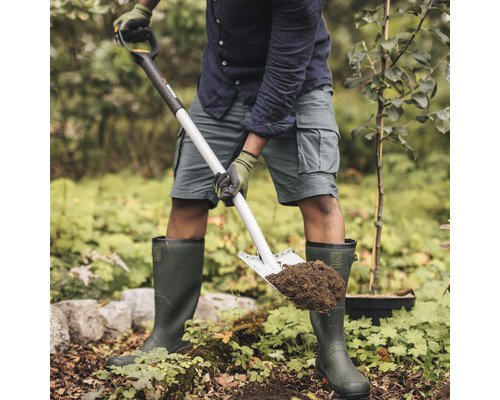 Fiskars Xact telescopische spade, puntig