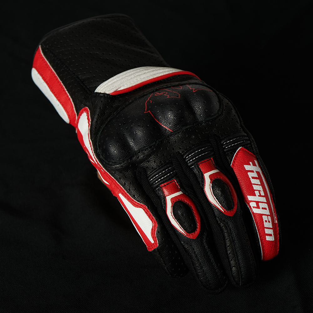 Furygan - Gants TD Roadster Noir / Rouge / Blanc