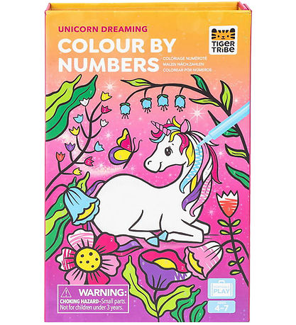 Tiger Tribe Buntstifte-Set - Colour Stadt Zahlen - Unicorn Dream