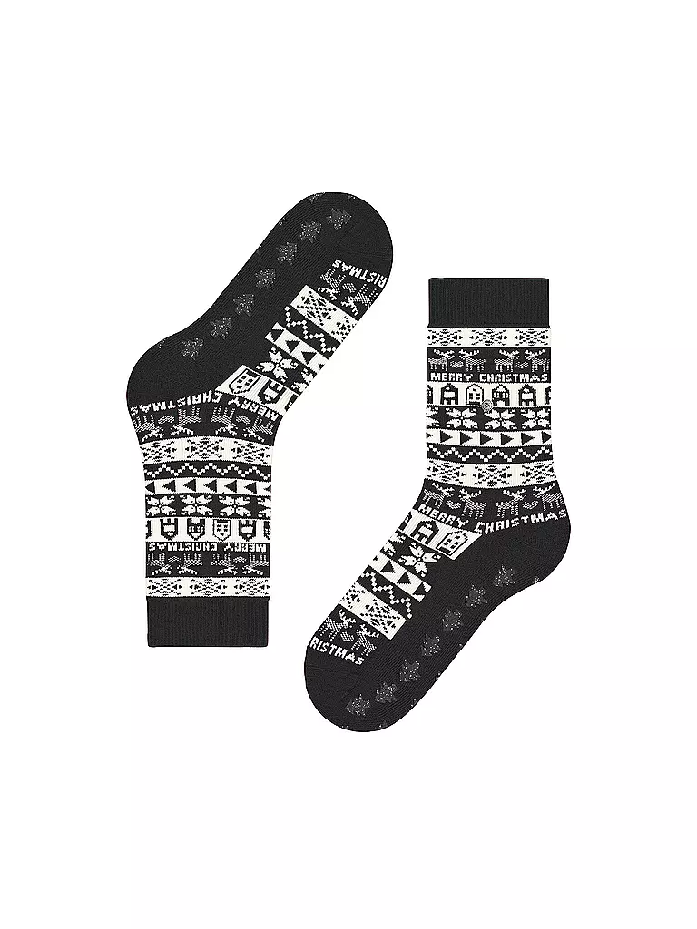 BURLINGTON Damen Socken MERRY CHRISTMAS 36-41 black schwarz