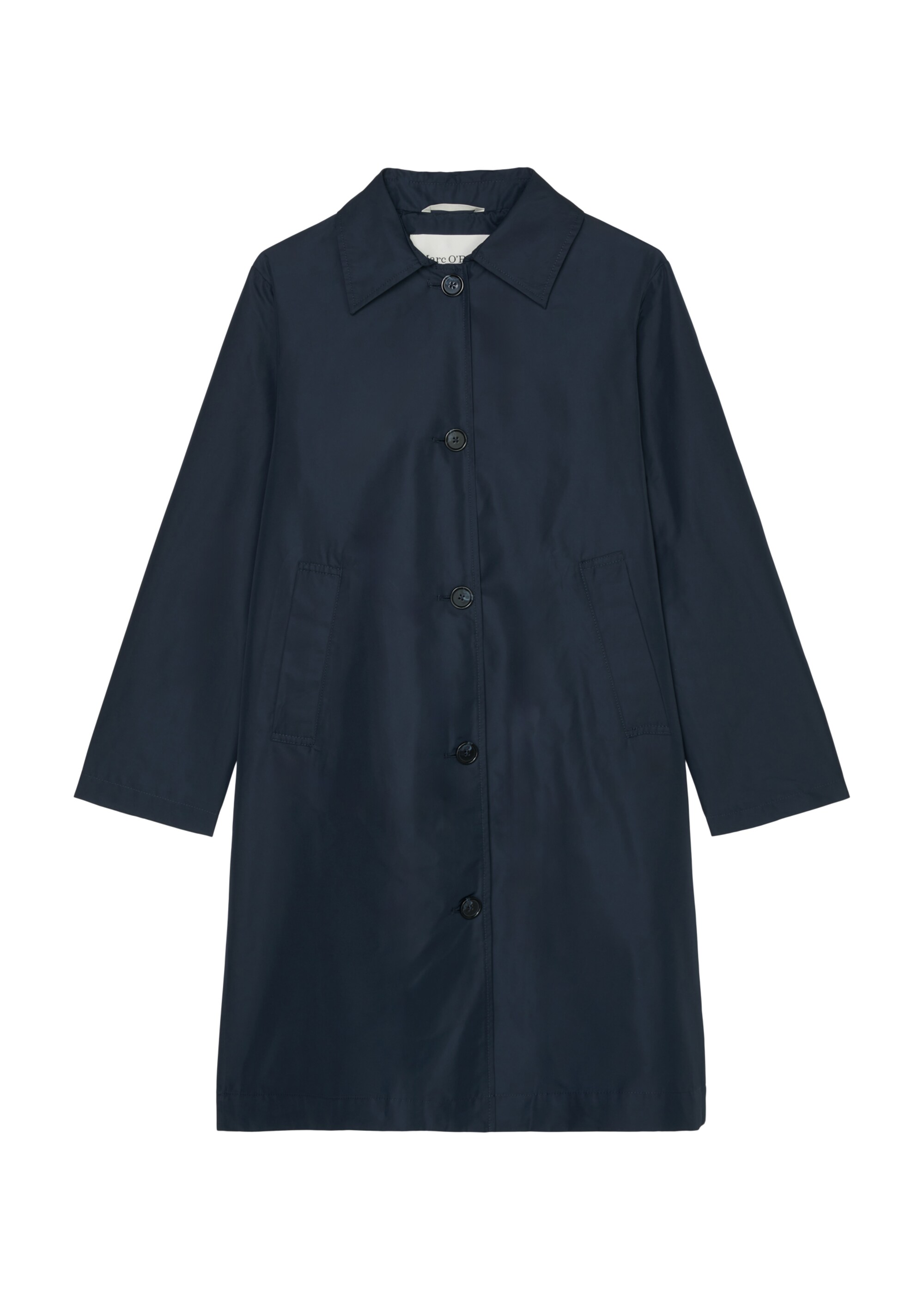 Car Coat A-Linieaus recyceltem Polyester