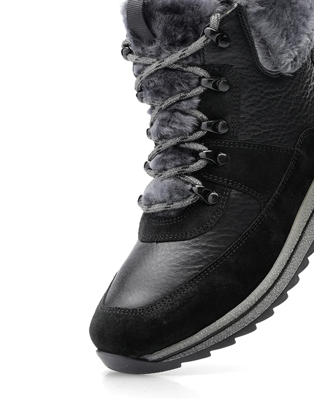 Stiefel Osaka schwarz-grau