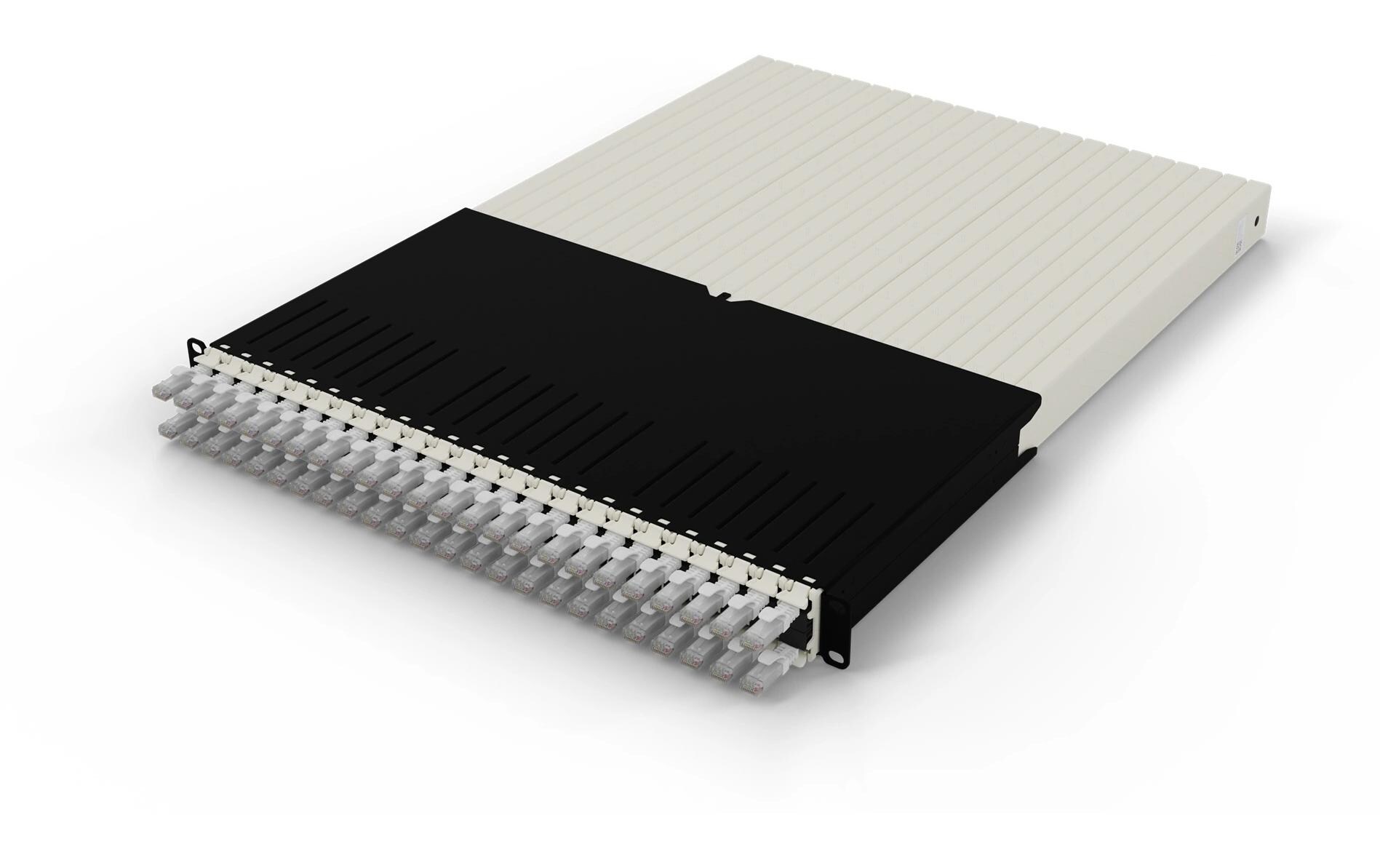 patchbox.one / 30RU / Cat 6A, UTP, 1.8 m, Weiss<br>All-in-One Lösung für Ordnung im Netzwerkschrank