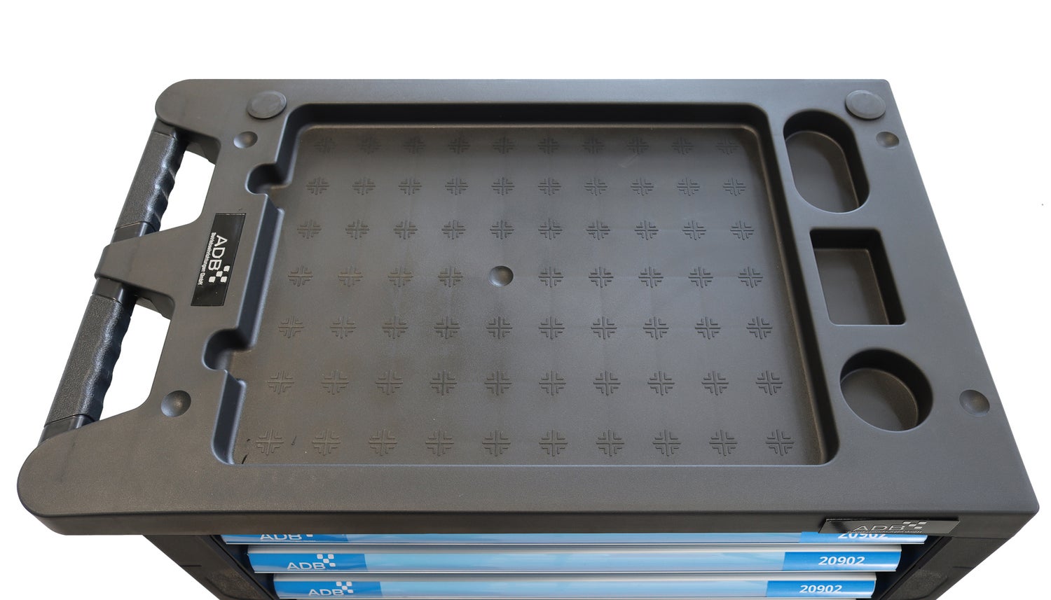 PROREGAL Werkplaatstrolley Cheetah Premium 250-delige gereedschapsset 7 laden HxBxD 97 x 48 x 38 cm Hemelsblauw