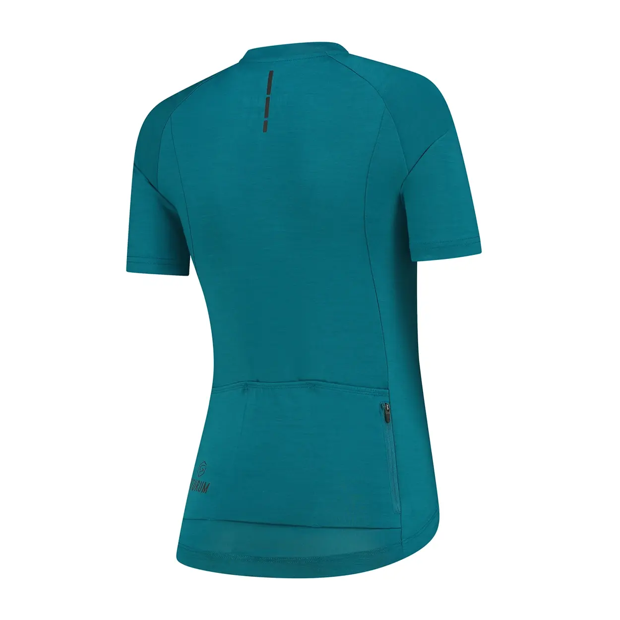 FUTURUM ROSA Merino Fietsshirt Korte Mouwen Turquoise Dames
