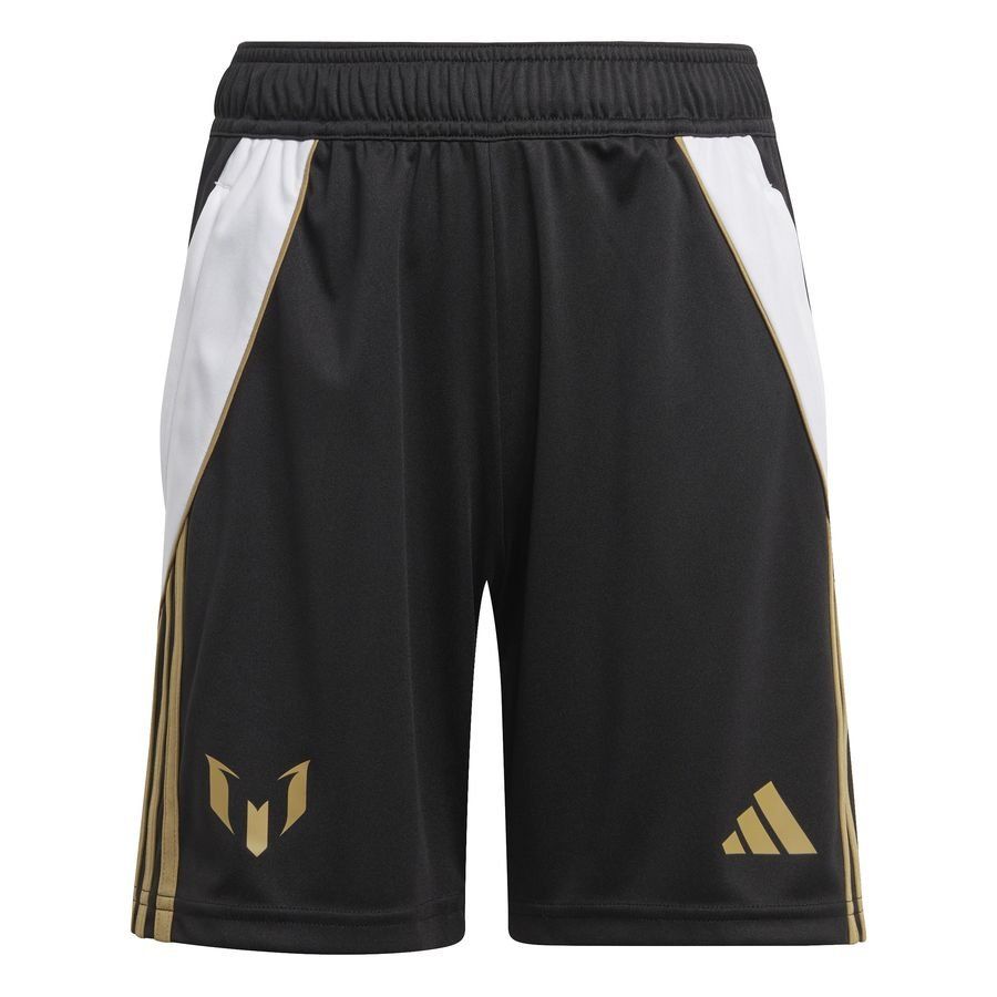 adidas Short d'Entraînement Messi Triunfo Dorado - Noir/Doré/Blanc Enfant