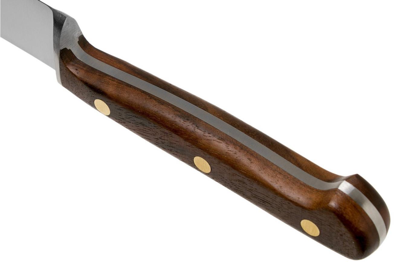 Robert Herder '1922' vleesmes 23 cm, walnotenhout