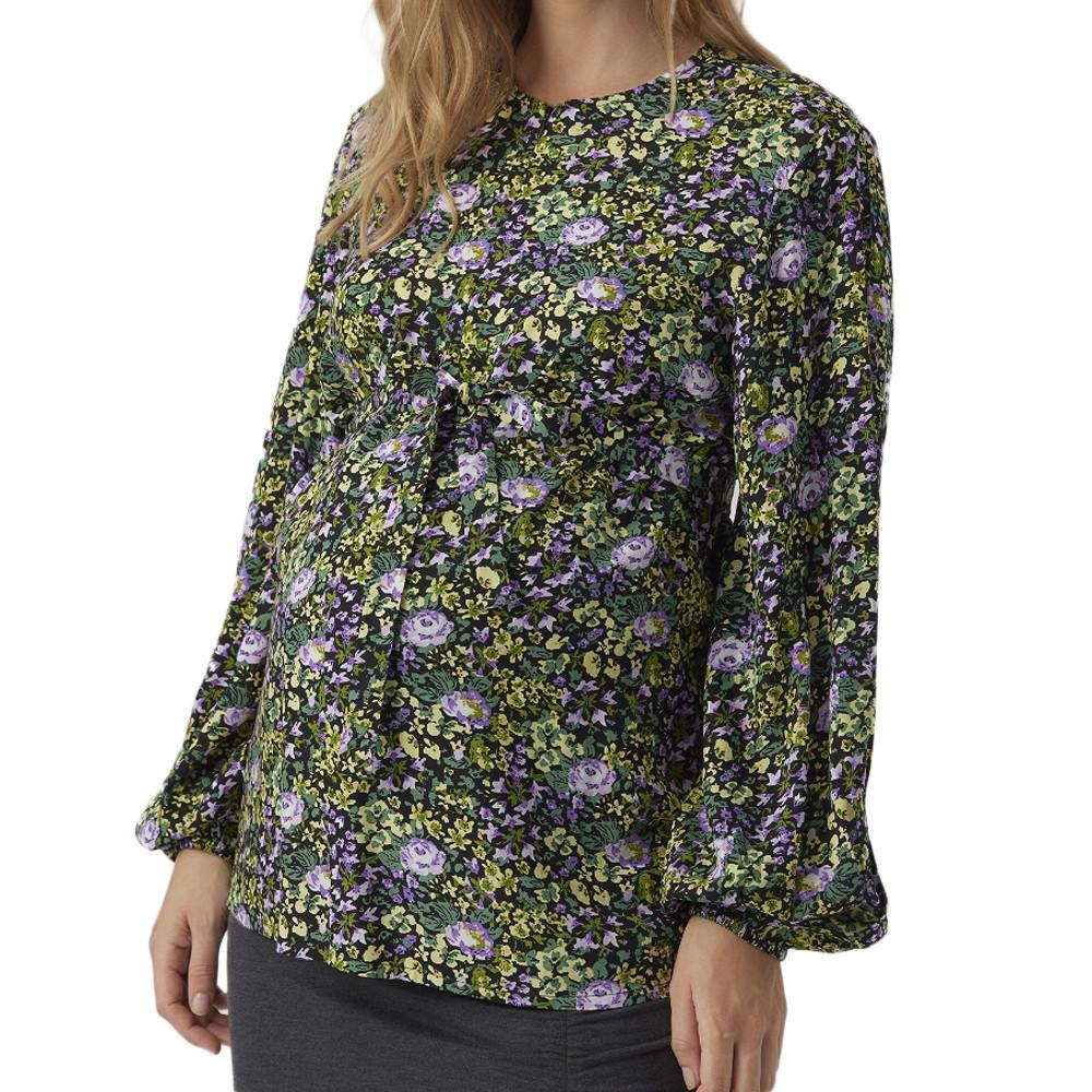 Mamalicious Blouse Noir/Jaune Femme Mamalicious Lia