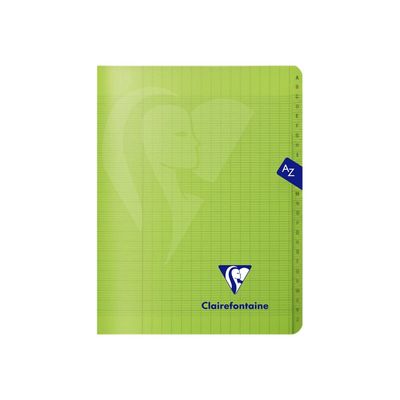 Clairefontaine Mimesys - Répertoire 17 x 22 cm - 96 pages - grands carreaux (Seyes) - disponible dans différentes couleurs