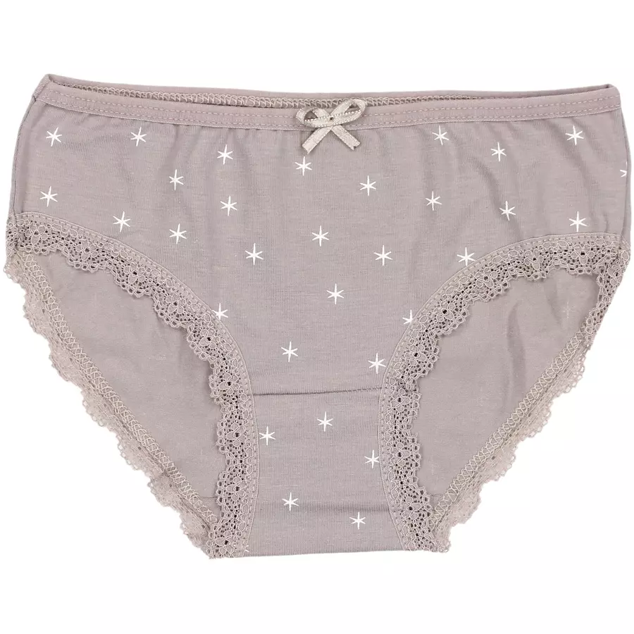 TupTam Mädchen Slips mit Aufdruck 10er Pack beige