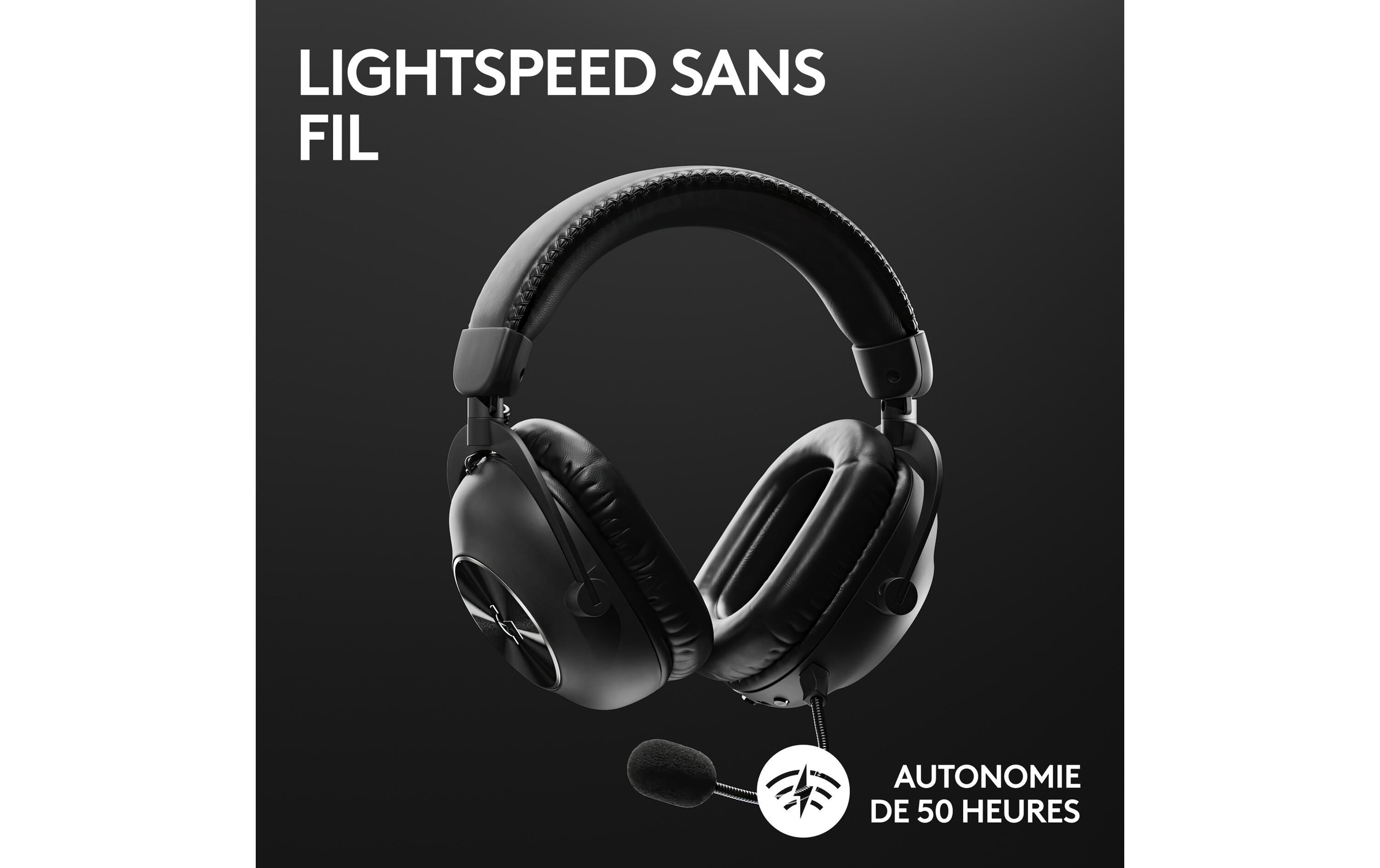Logitech Gaming-Headset »G Pro X 2 Wireless Lightspeed Gaming Schwarz« Bluetooth Freisprechfunktion | Mikrofon abnehmbar