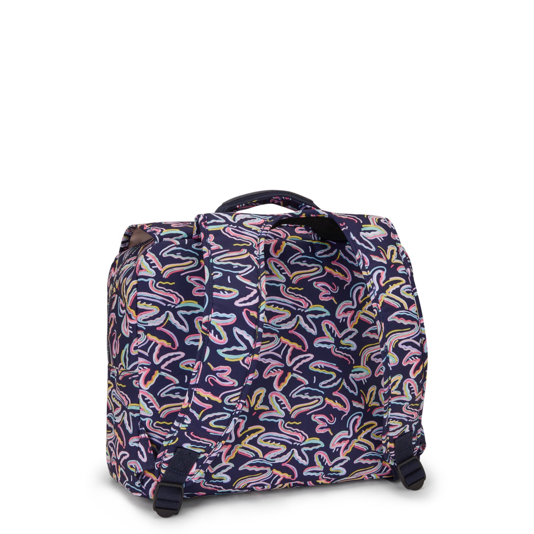 INIKO Sac D’école Medium avec Bretelles Rembourrées - Palm Fiesta Print