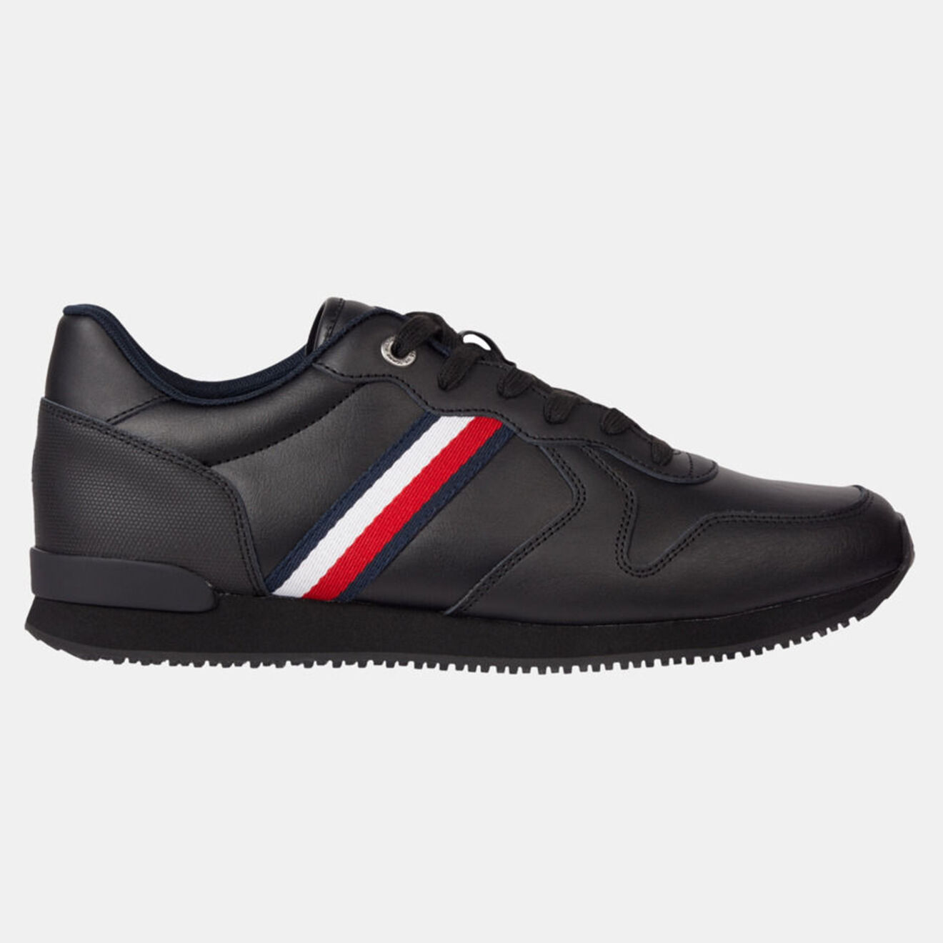 Tommy Hilfiger Baskets running en Cuir Iconic noires
