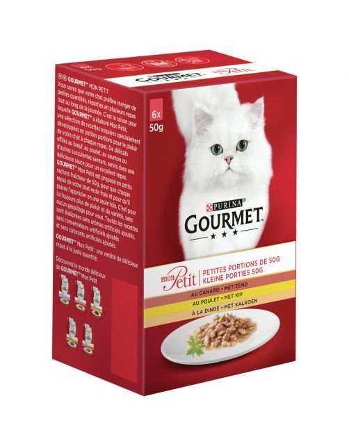 Gourmet Mon Petit 6x50 g - Kattenvoer