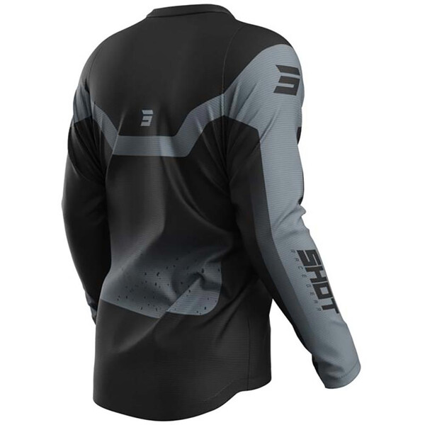 Shot - Maillot Devo Blast Noir / Gris
