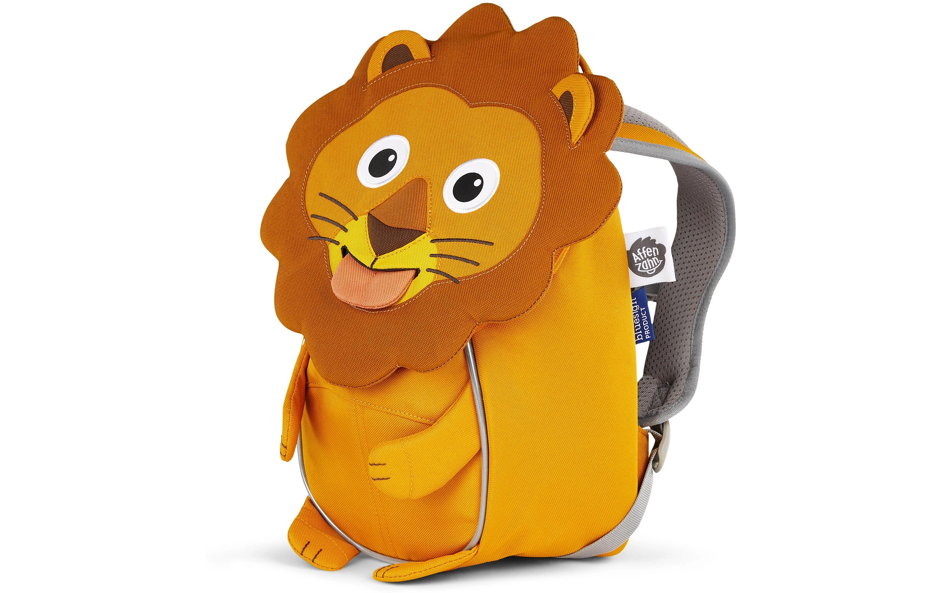 Rucksack Kleiner Freund Löwe 4 lKinderrucksack mit farbigen Druckpunkten an der Brustgurtschnalle