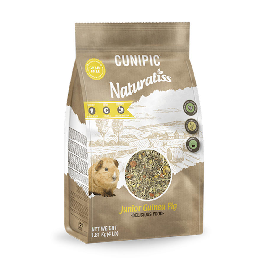 Mistura Natural Cunipic Naturaliss para Porquinhos-da-Índia