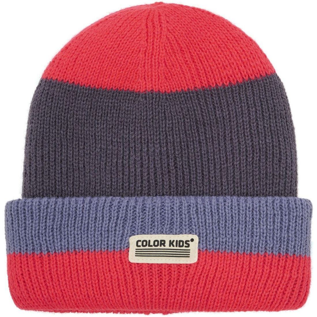 Color KidsBeanie W. Wool & Contrast