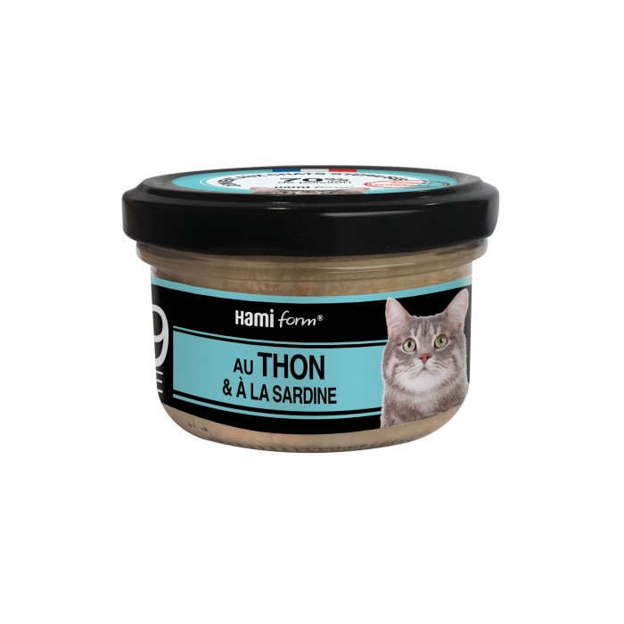 Les cuisinés pour chat - Pâtées au Thon - Lot de 8 x 80 g