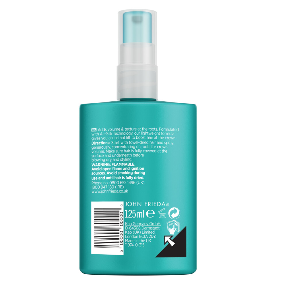 John Frieda Volume Lift Root Booster Blow Dry Lotion125 ml