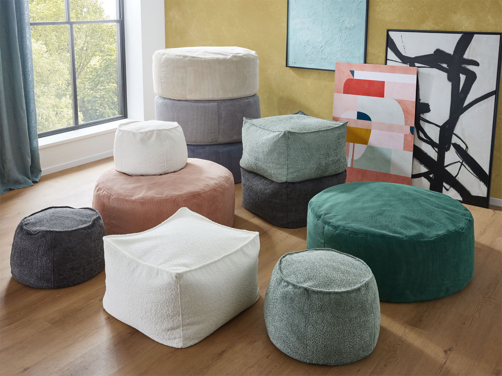Sitzsack VICTORIA weiß