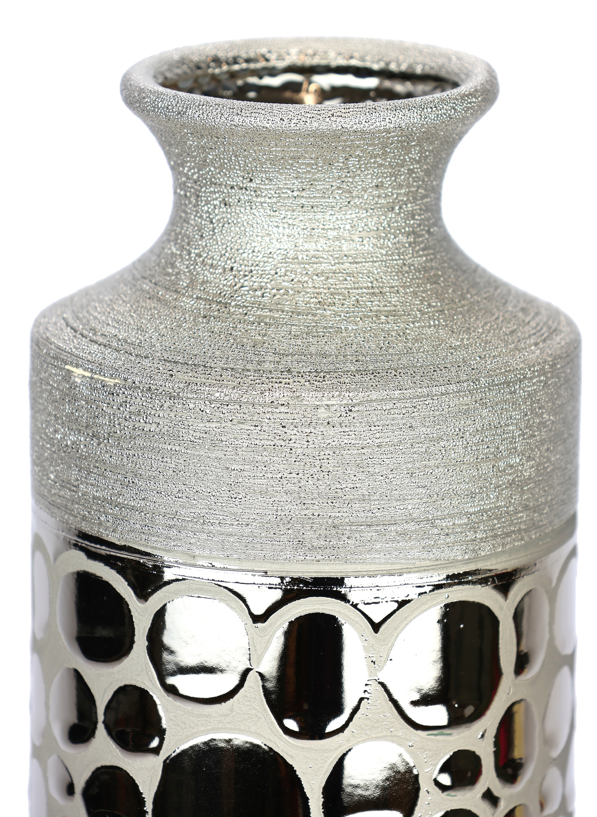 I.GE.A. Tischvase »Vase aus Keramik« Keramikvase Blumenvase Zylindrisch Blumen Dekovase Deko Hochzeitsdeko