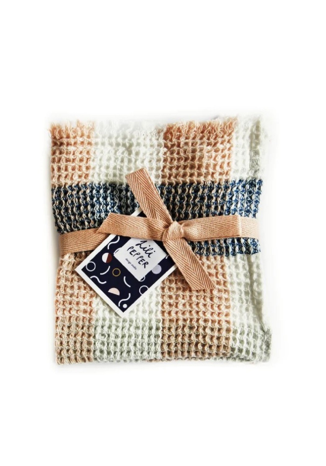 Lili Pepper Waschtuch 2er-Set Blue Check