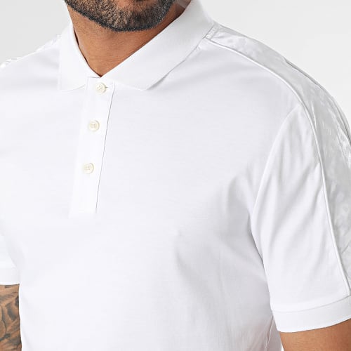 Polo Manches Courtes A Bandes Parlay 189 50494073 Blanc