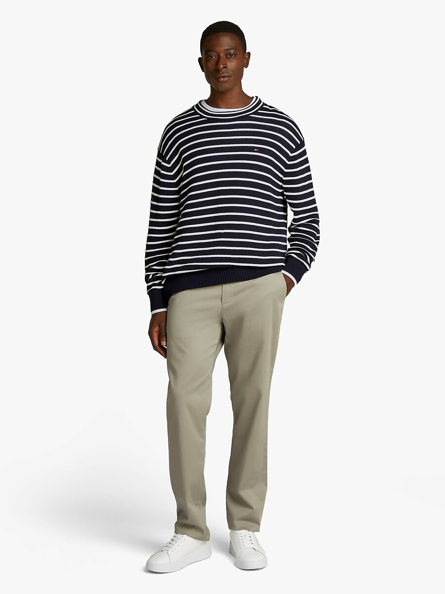 TOMMY HILFIGER<br>Suéter Survivor com gola redonda