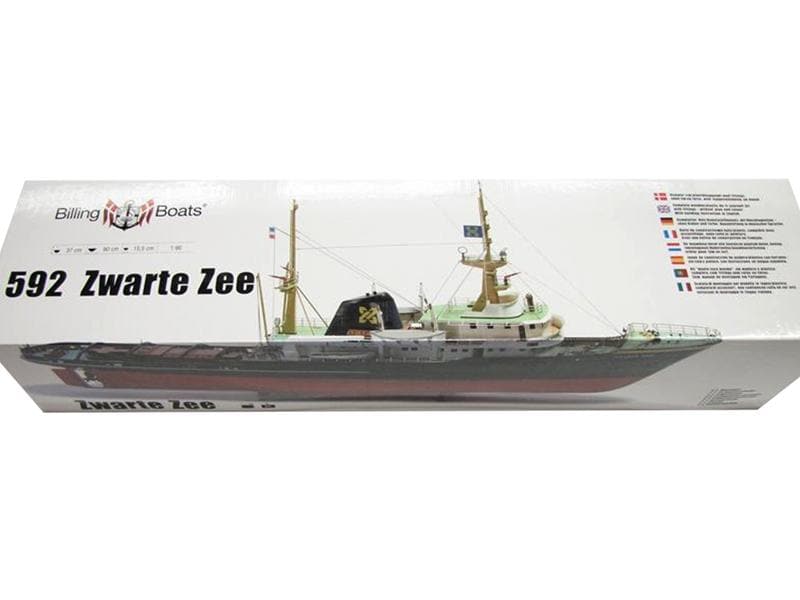 Billing Boats Bausatz Schlepper Zwarte Zee, 900 mm 1:90 Detailgetreuer Schiff Modellbausatz