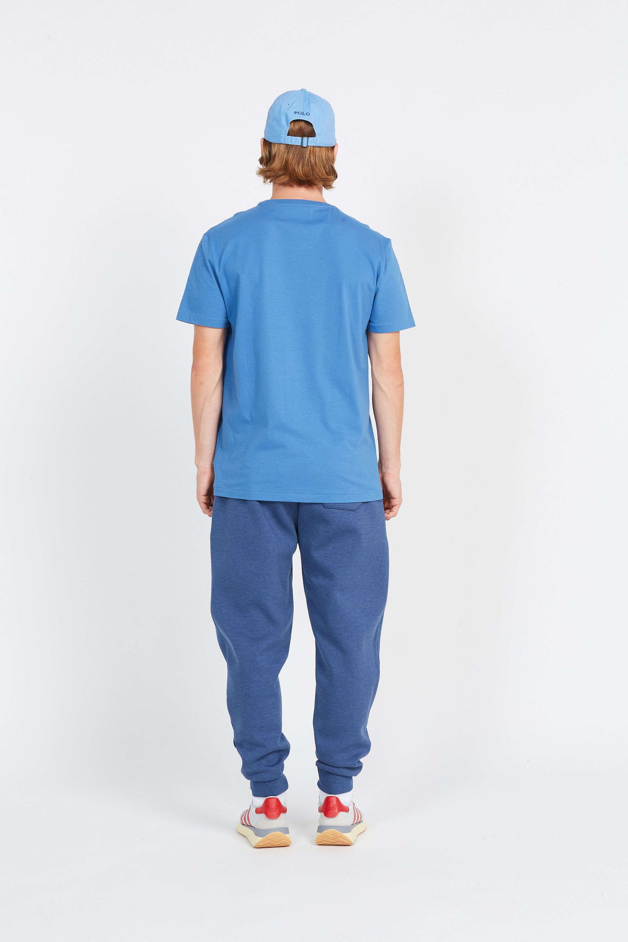 POLO RALPH LAUREN T-shirt  Custom Slim Fit Jersey Crewneck T-Shirt Bleu