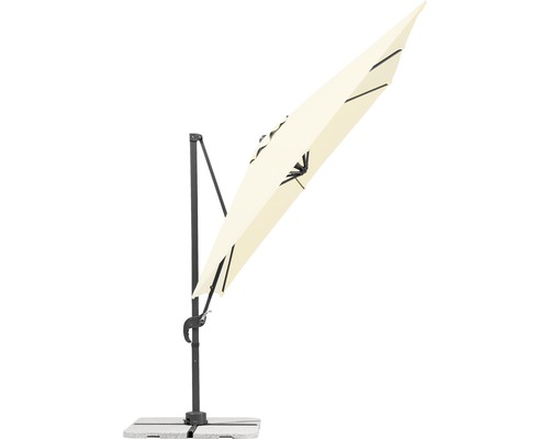 Schneider Rhodos Junior zweefparasol, 270 x 270 x 240 cm, polyester 180 g/m², naturel