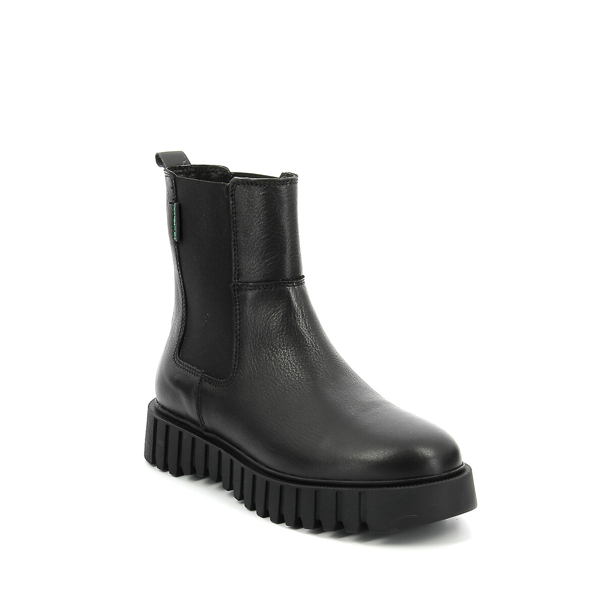 KICKERS<br>Botas de couro Chelsea Kick Favorite