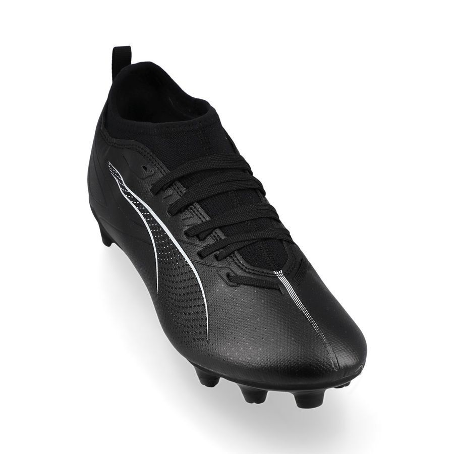 PUMA Ultra 5 Match FG/AG Eclipse - Noir/Blanc Enfant