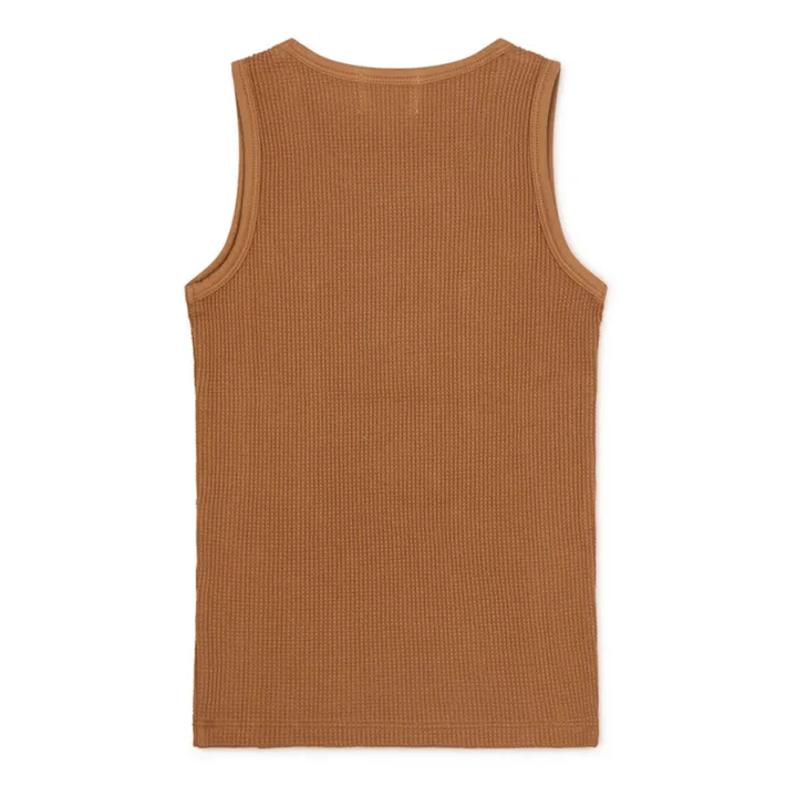 Matona Débardeur Coton Bio Gaufré | Camel