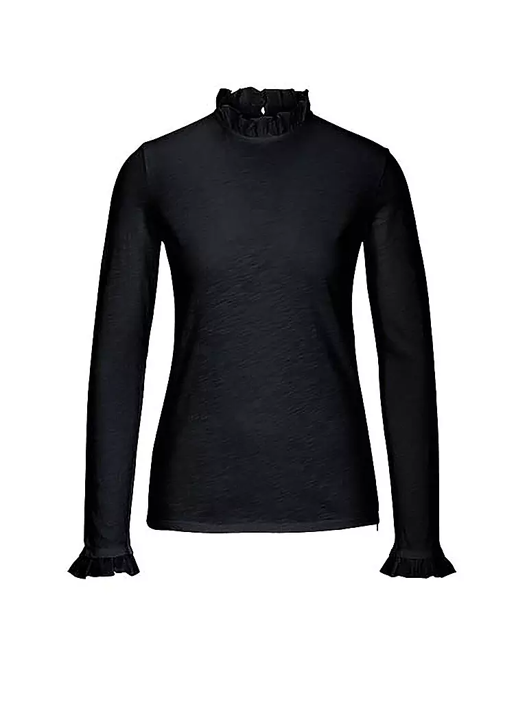 RICH & ROYAL Langarmshirt schwarz