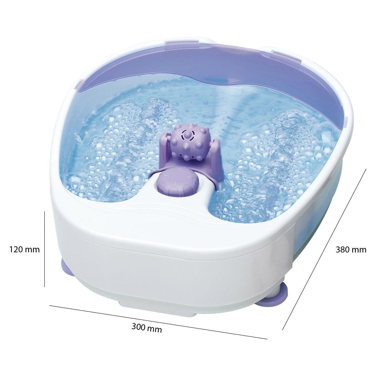 Ctc Bain de pieds massant gris - 30x12x38 cm