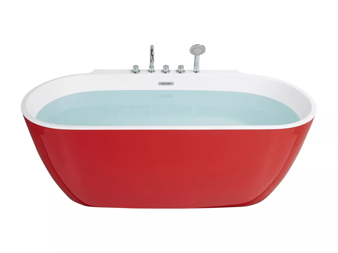 Baignoire îlot rouge 170 x 80 cm ROTSO
