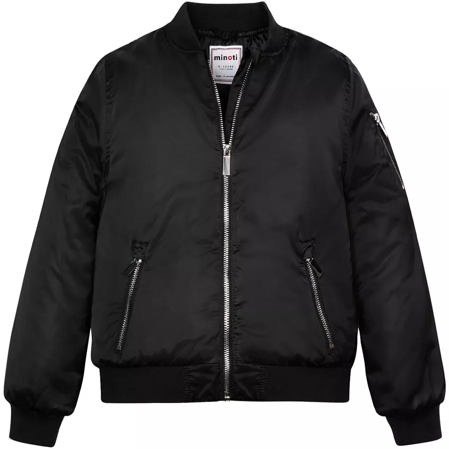 MINOTI Winterjacke im Satin-Look Schwarz