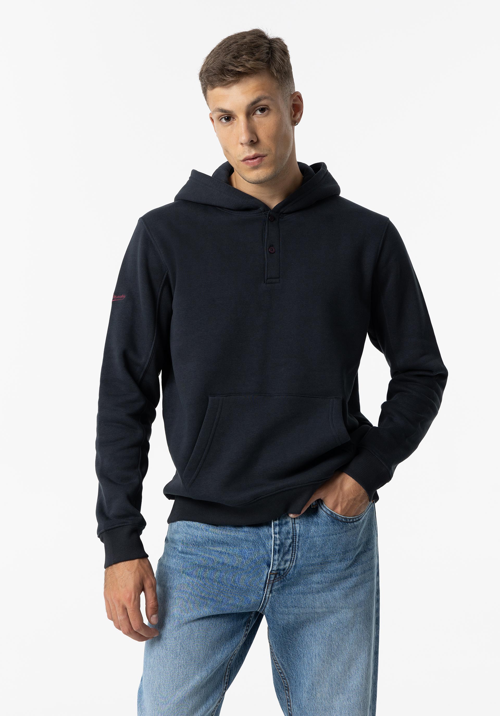 Hoodie com Botões