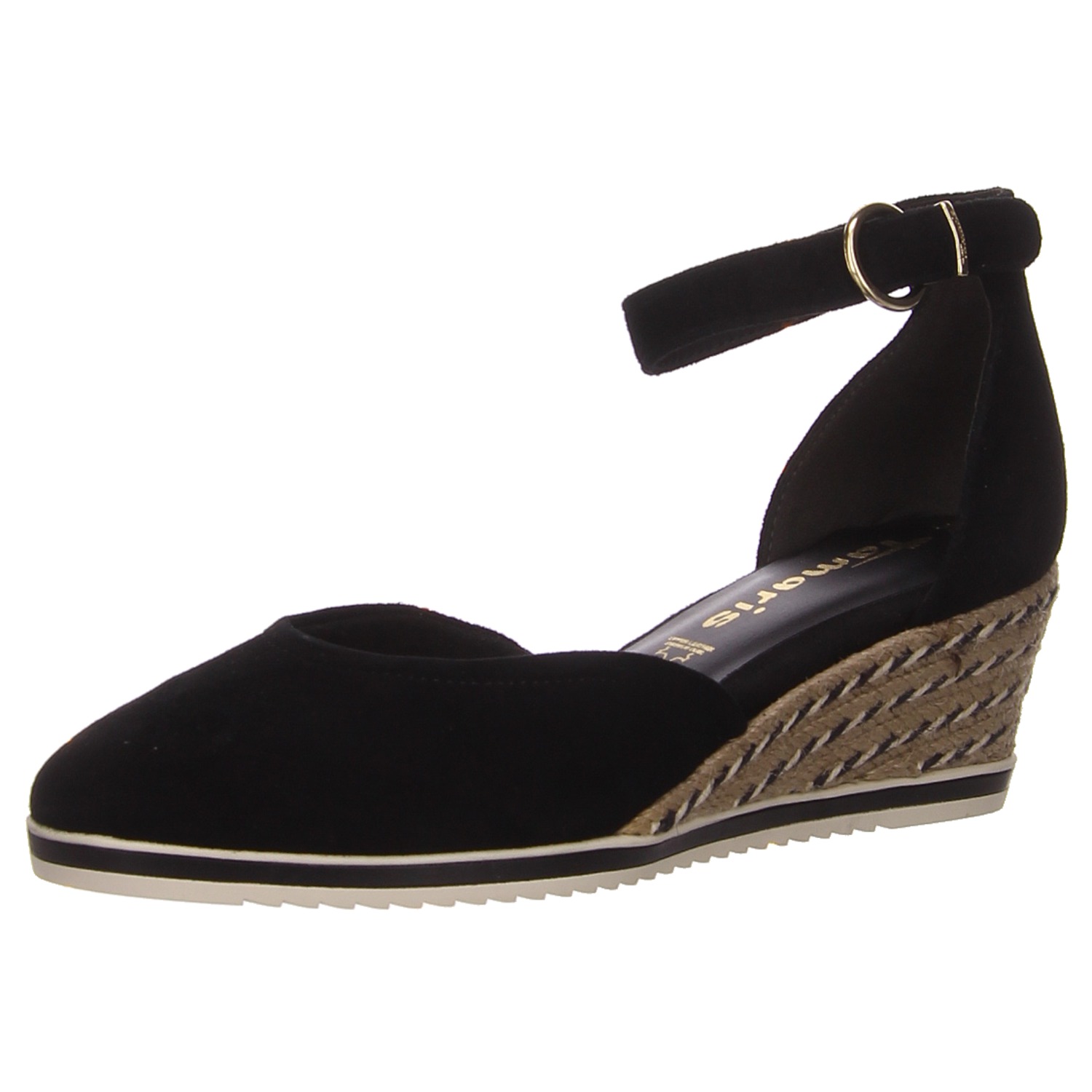 Tamaris Keilpumps schwarz schwarz